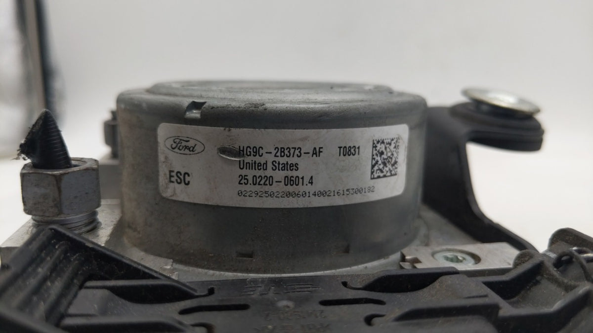 2017-2018 Ford Fusion Anti-Lock Brake ABS Pump Module Actuator OEM P/N:HG9C-2B373-AH HG9C-2B373-CF Fits Fits 2017 2018 OEM U