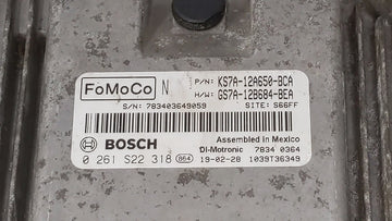 2017-2019 Ford Fusion PCM Engine Control Computer ECU ECM PCU OEM P/N:KS7A-12A650-BCA HS7A-12A650-ABB Fits Fits 2017 2018 2019 OEM Used Auto Parts