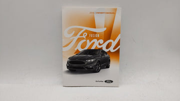2018 Ford Fusion Owners Manual Book Guide OEM Used Auto Parts - Oemusedautoparts1.com