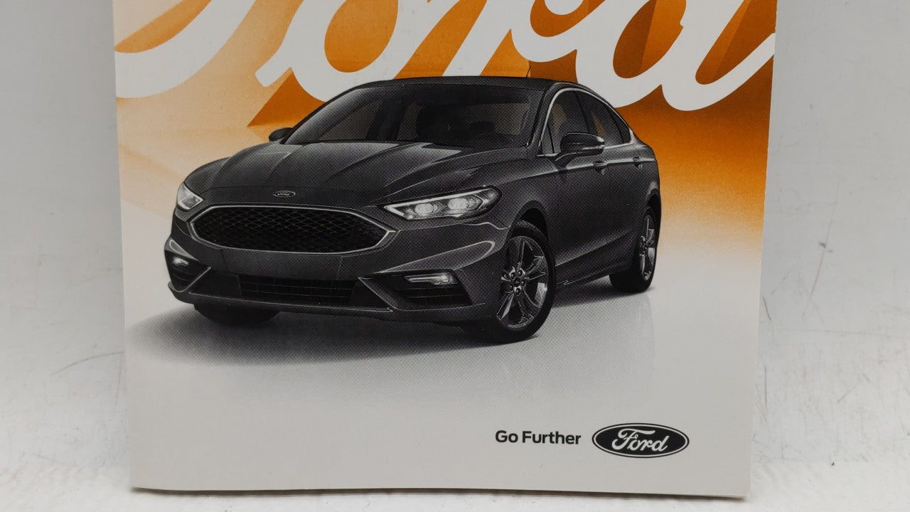 2018 Ford Fusion Owners Manual Book Guide OEM Used Auto Parts - Oemusedautoparts1.com
