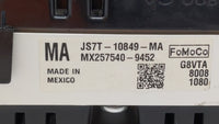 2018 Ford Fusion Instrument Cluster Speedometer Gauges P/N:JS7T-10849-MA Fits OEM Used Auto Parts - Oemusedautoparts1.com