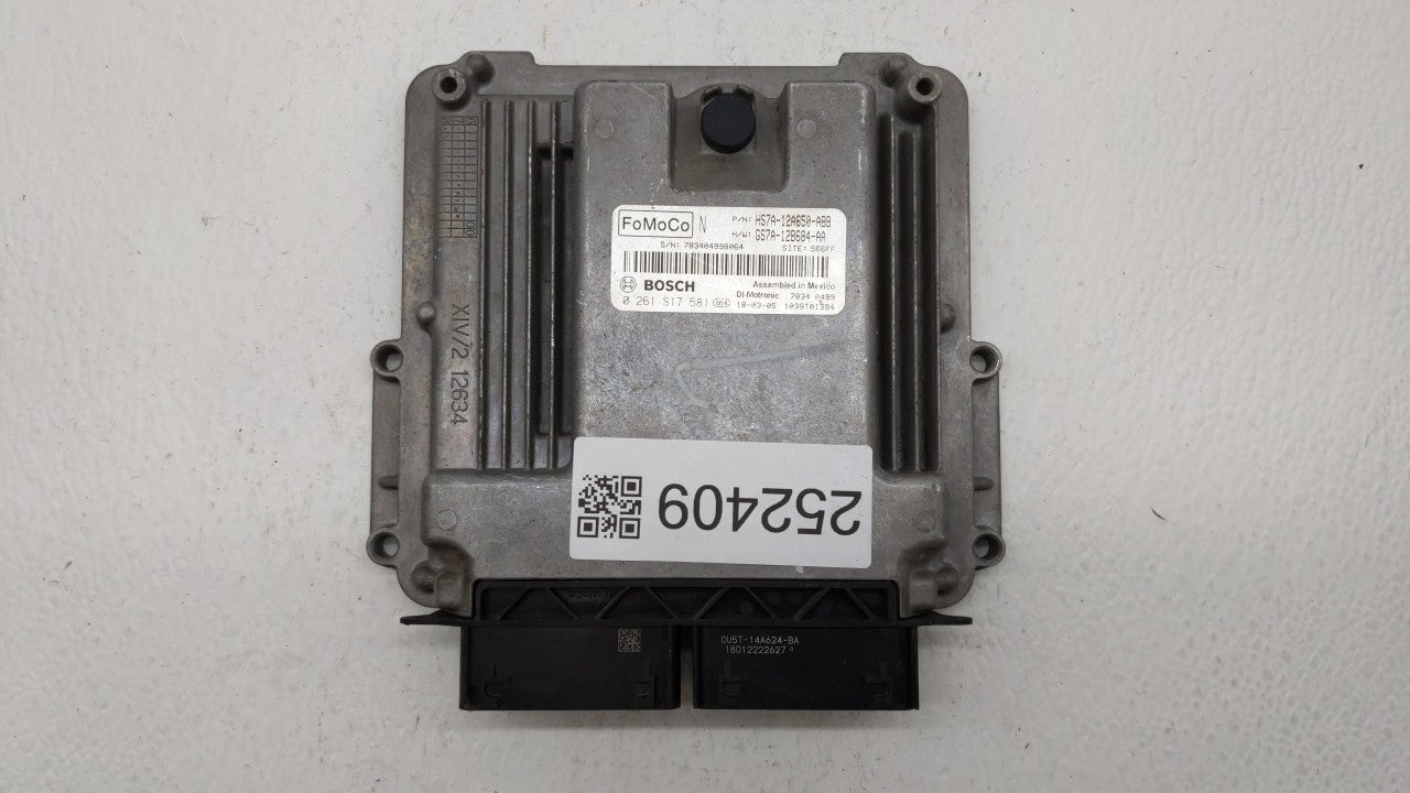 2017-2019 Ford Fusion PCM Engine Control Computer ECU ECM PCU OEM P/N:KS7A-12A650-BCA HS7A-12A650-ABB Fits Fits 2017 2018 20