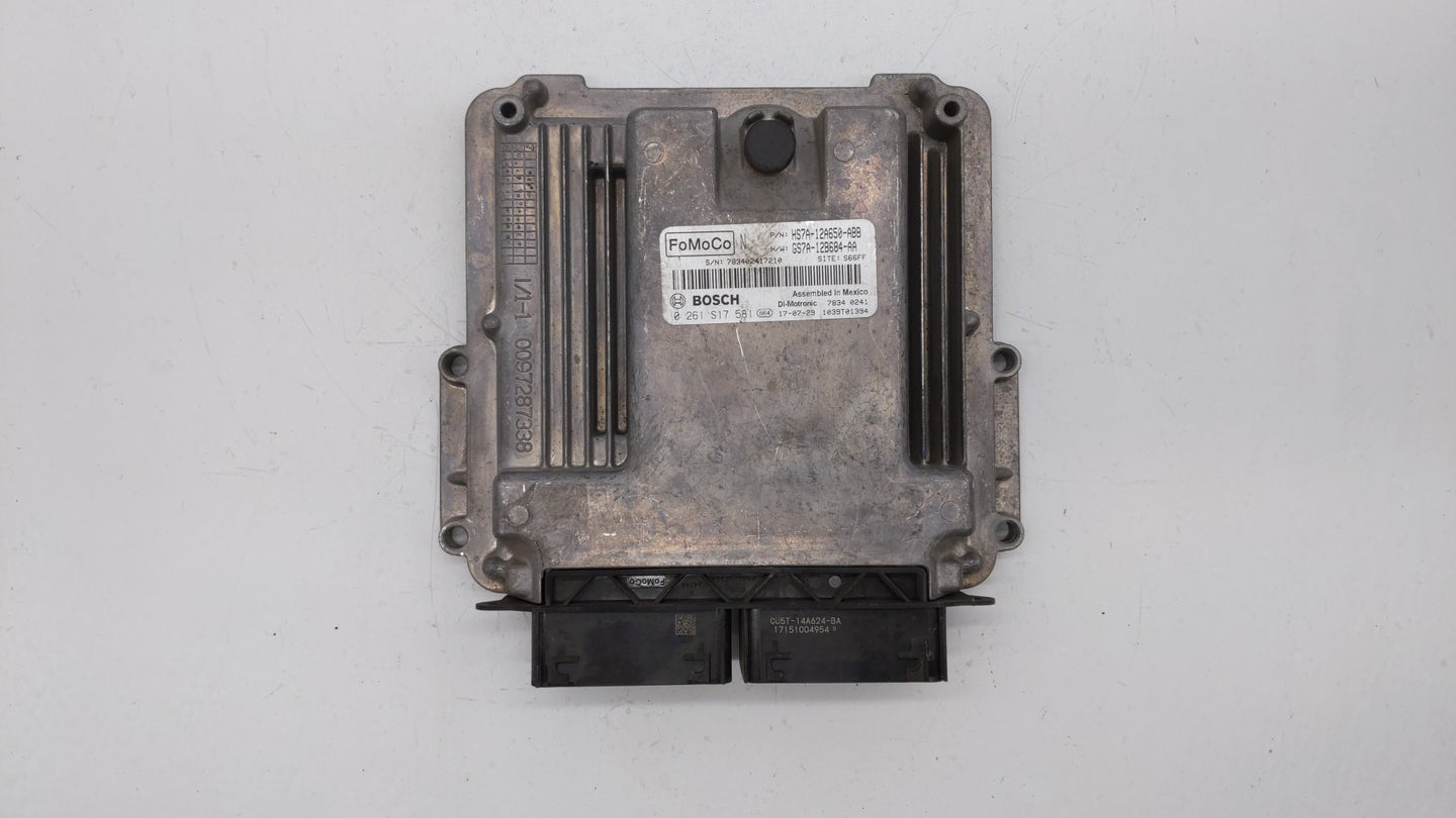 2017-2019 Ford Fusion PCM Engine Control Computer ECU ECM PCU OEM P/N:KS7A-12A650-BCA HS7A-12A650-ABB Fits Fits 2017 2018 20