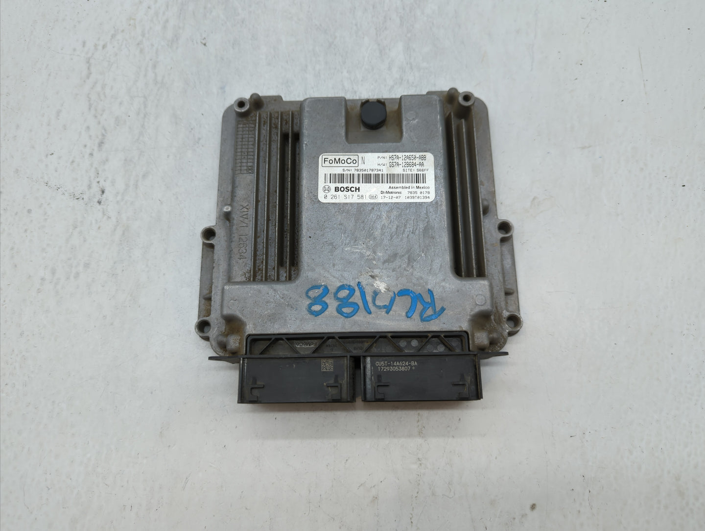 2017-2019 Ford Fusion PCM Engine Control Computer ECU ECM PCU OEM P/N:KS7A-12A650-BCA HS7A-12A650-ABB Fits Fits 2017 2018 20