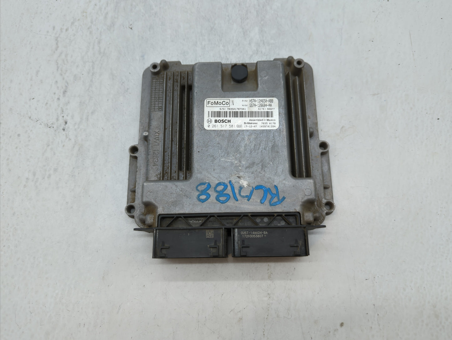 2017-2019 Ford Fusion PCM Engine Control Computer ECU ECM PCU OEM P/N:KS7A-12A650-BCA HS7A-12A650-ABB Fits Fits 2017 2018 20