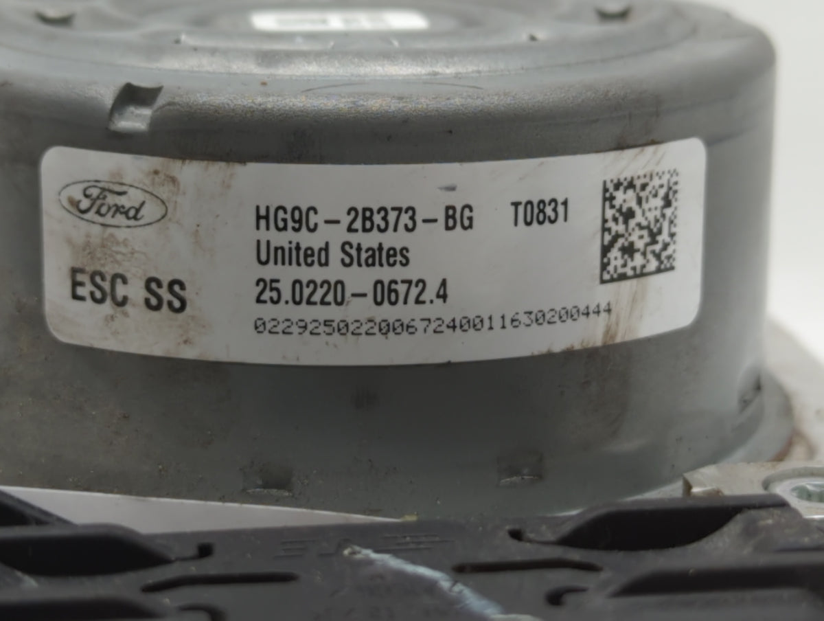 2017-2018 Ford Fusion Anti-Lock Brake ABS Pump Module Actuator OEM P/N:HG9C-2B373-BG HG9C-2C219-LG Fits Fits 2017 2018 OEM U