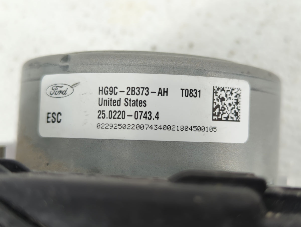 2017-2018 Ford Fusion Anti-Lock Brake ABS Pump Module Actuator OEM P/N:HG9C-2B373-AH HG9C-2B373-CF Fits Fits 2017 2018 OEM U