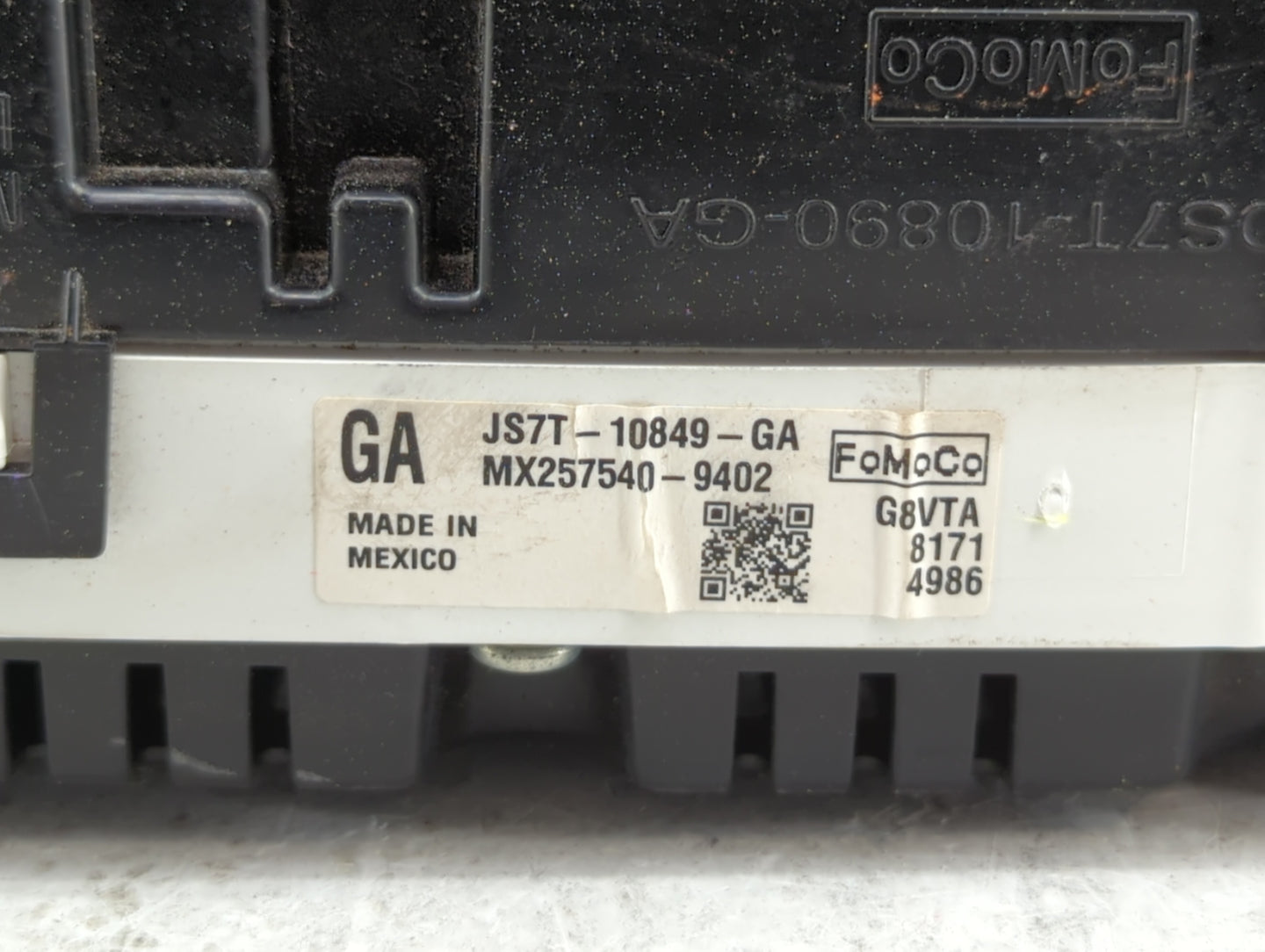 2018 Ford Fusion Instrument Cluster Speedometer Gauges P/N:JS7T-10849-GA JS7T-10849-AB Fits OEM Used Auto Parts - Oemusedaut