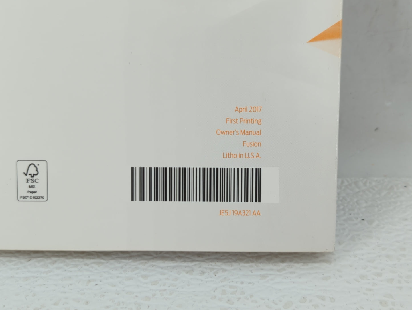 2018 Ford Fusion Owners Manual Book Guide OEM Used Auto Parts - Oemusedautoparts1.com