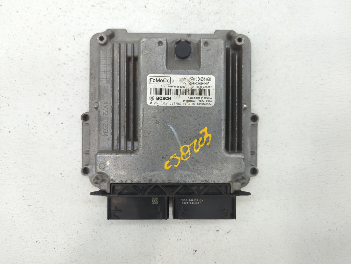 2017-2019 Ford Fusion PCM Engine Control Computer ECU ECM PCU OEM P/N:KS7A-12A650-BCA HS7A-12A650-ABB Fits Fits 2017 2018 20