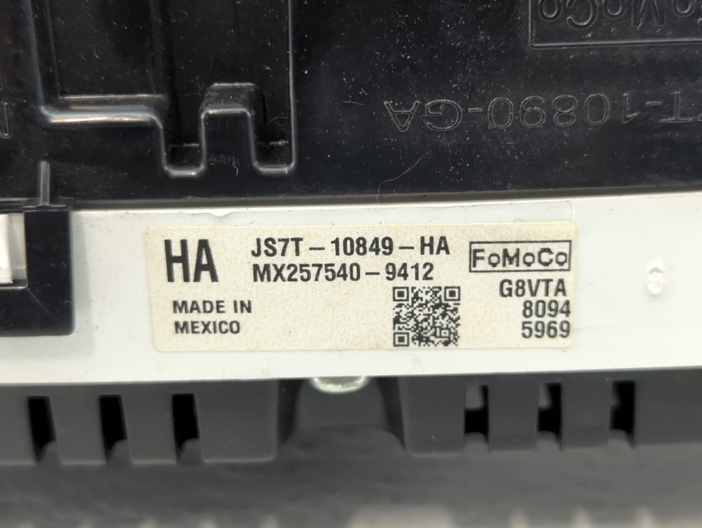 2018 Ford Fusion Instrument Cluster Speedometer Gauges P/N:JS7T-10849-HA JS7T-10849-AB Fits OEM Used Auto Parts - Oemusedaut