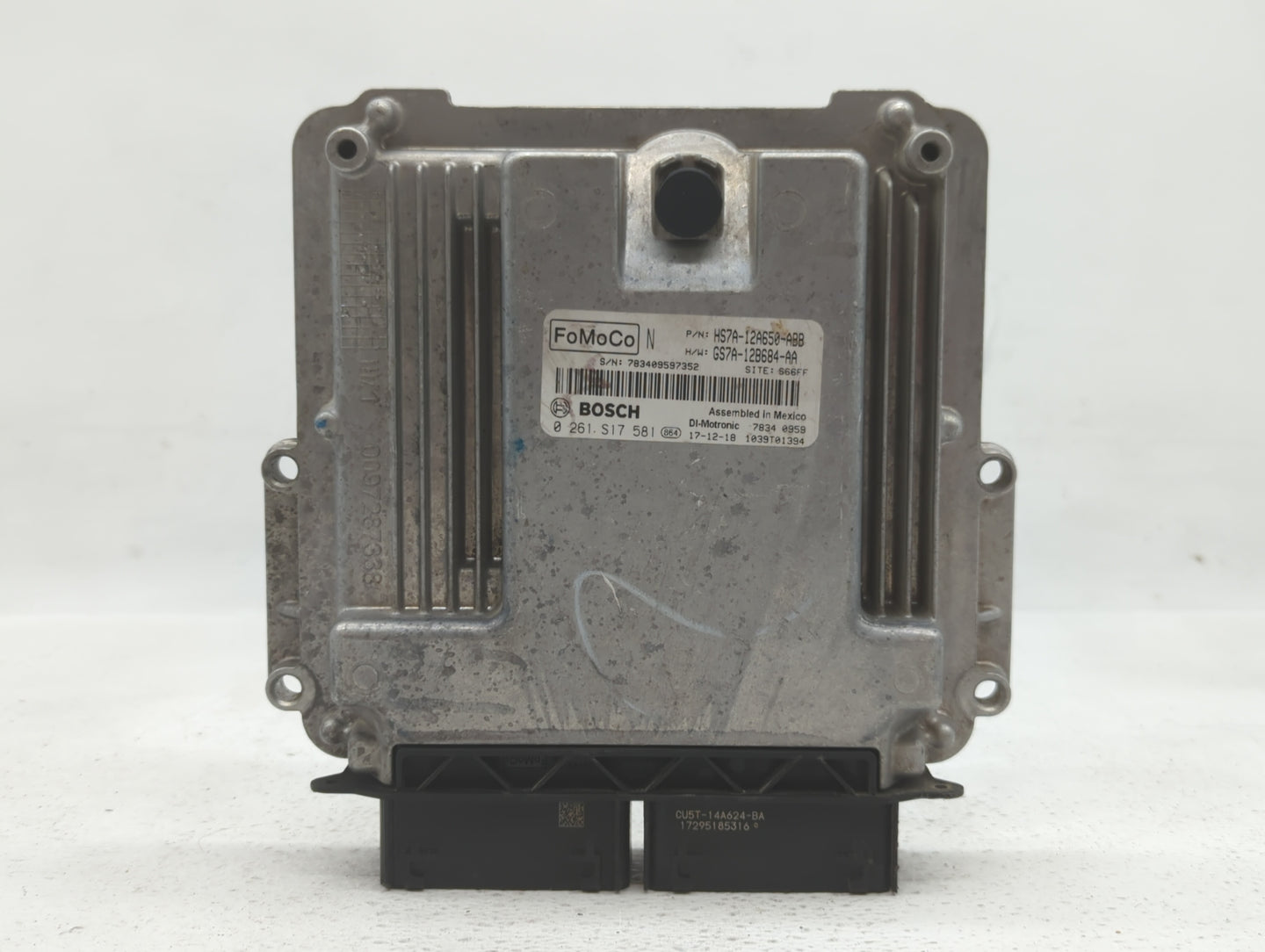 2017-2019 Ford Fusion PCM Engine Control Computer ECU ECM PCU OEM P/N:KS7A-12A650-BCA HS7A-12A650-ABB Fits Fits 2017 2018 20