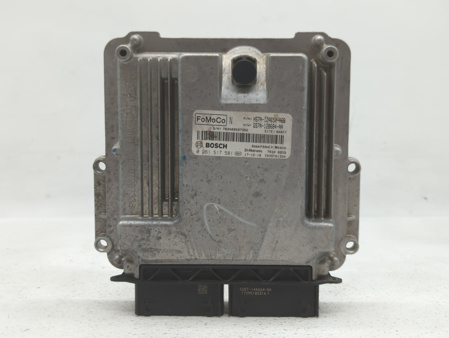 2017-2019 Ford Fusion PCM Engine Control Computer ECU ECM PCU OEM P/N:KS7A-12A650-BCA HS7A-12A650-ABB Fits Fits 2017 2018 20