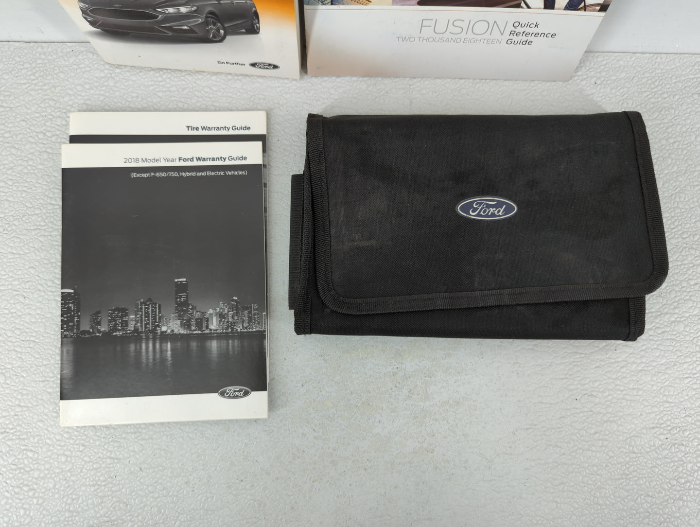 2018 Ford Fusion Owners Manual Book Guide OEM Used Auto Parts - Oemusedautoparts1.com