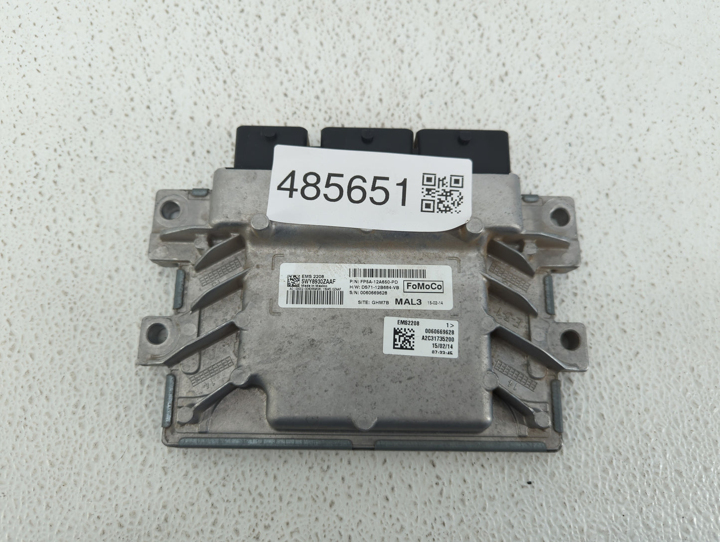 2017-2020 Ford Fusion PCM Engine Control Computer ECU ECM PCU OEM P/N:DS71-12B684-VB DS71-12B684-VC Fits OEM Used Auto Parts