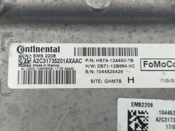 2017-2020 Ford Fusion PCM Engine Control Computer ECU ECM PCU OEM P/N:DS71-12B684-VC HS7A-12A650-TB Fits OEM Used Auto Parts