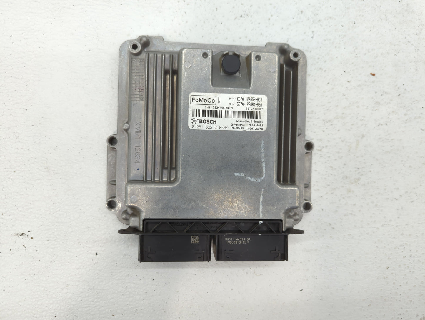 2017-2019 Ford Fusion PCM Engine Control Computer ECU ECM PCU OEM P/N:KS7A-12A650-BCA HS7A-12A650-ABB Fits Fits 2017 2018 20