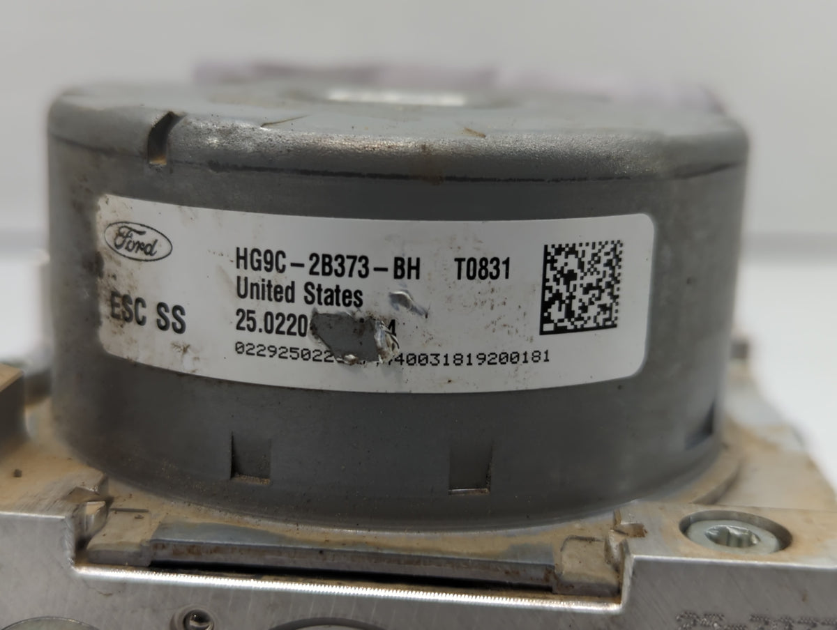 2017-2018 Ford Fusion Anti-Lock Brake ABS Pump Module Actuator OEM P/N:HG9C-2B373-BH Fits Fits 2017 2018 OEM Used Auto Parts