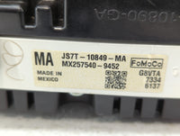 2018 Ford Fusion Instrument Cluster Speedometer Gauges P/N:JS7T-10849-GA JS7T-10849-MA Fits OEM Used Auto Parts - Oemusedaut