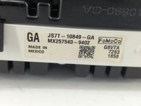 2018 Ford Fusion Instrument Cluster Speedometer Gauges P/N:JS7T-10849-GA Fits OEM Used Auto Parts - Oemusedautoparts1.com