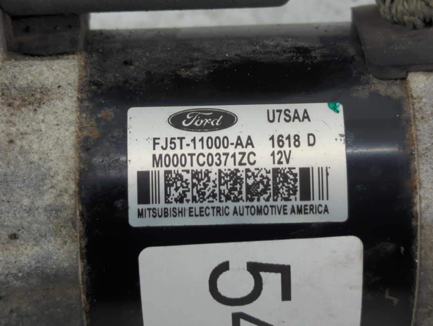 2013-2020 Ford Fusion Car Starter Motor Solenoid OEM P/N:M000TC0371ZC FJ5T-11000-AA Fits OEM Used Auto Parts - Oemusedautopa