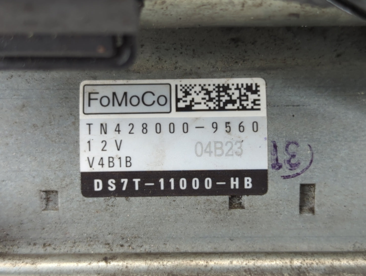 2013-2020 Ford Fusion Car Starter Motor Solenoid OEM P/N:TN428000-9560 DS7T-11000-HB Fits OEM Used Auto Parts - Oemusedautop