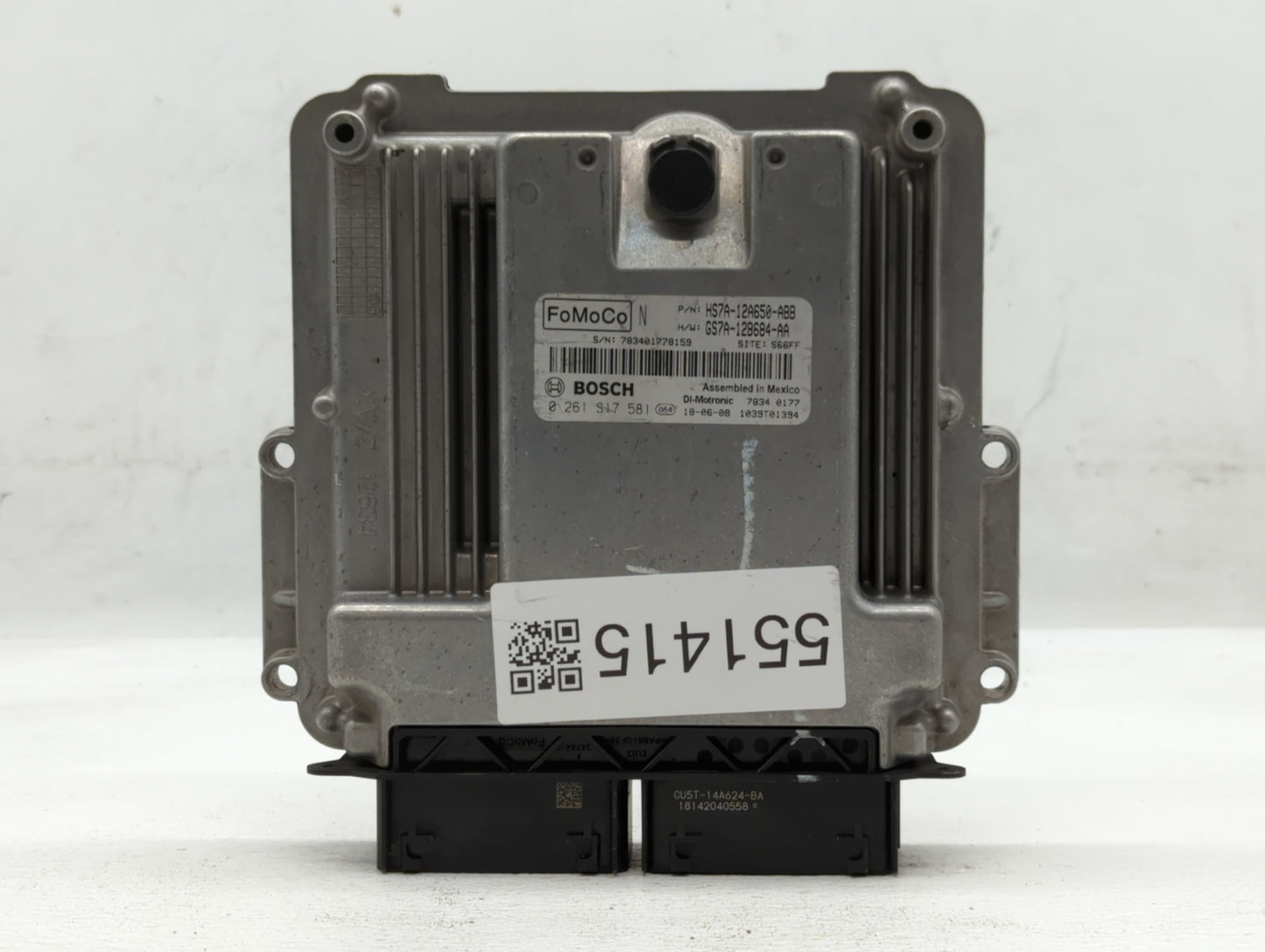 2017-2019 Ford Fusion PCM Engine Control Computer ECU ECM PCU OEM P/N:GS7A-12B684-AA HS7A-12A650-ABB Fits Fits 2017 2018 201