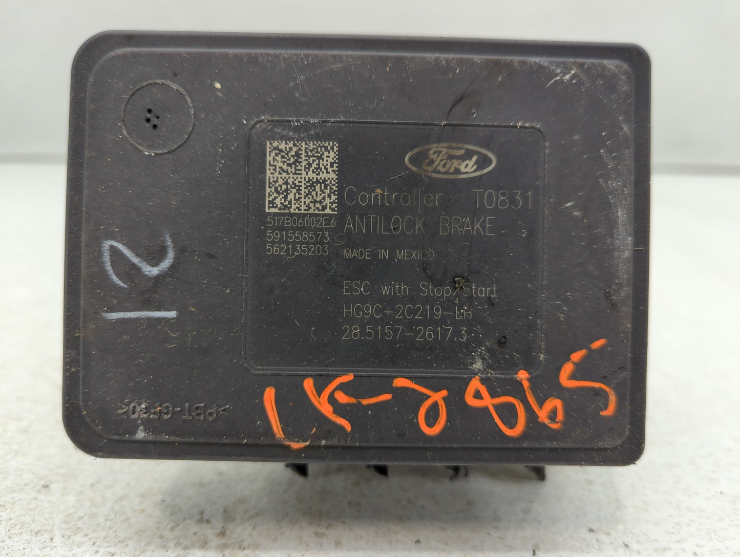 2017-2018 Ford Fusion ABS Pump Control Module Replacement P/N:HG9C-2B373-BH Fits Fits 2017 2018 OEM Used Auto Parts - Oemuse
