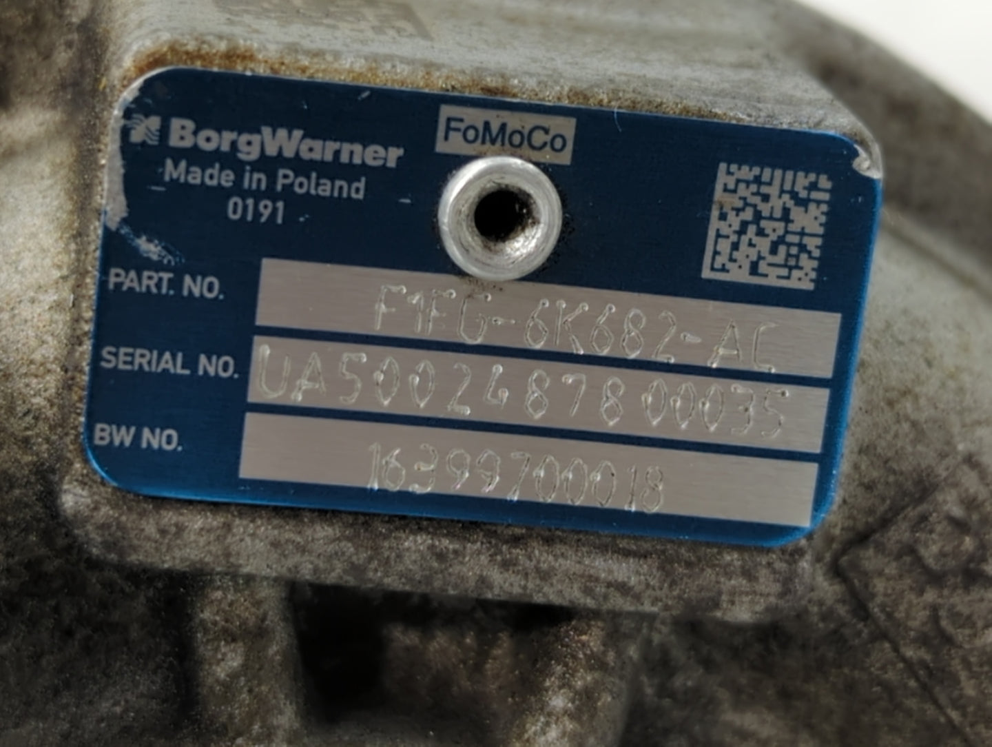 2014 Ford Fusion Turbocharger Turbo Charger Super Charger Supercharger - Oemusedautoparts1.com