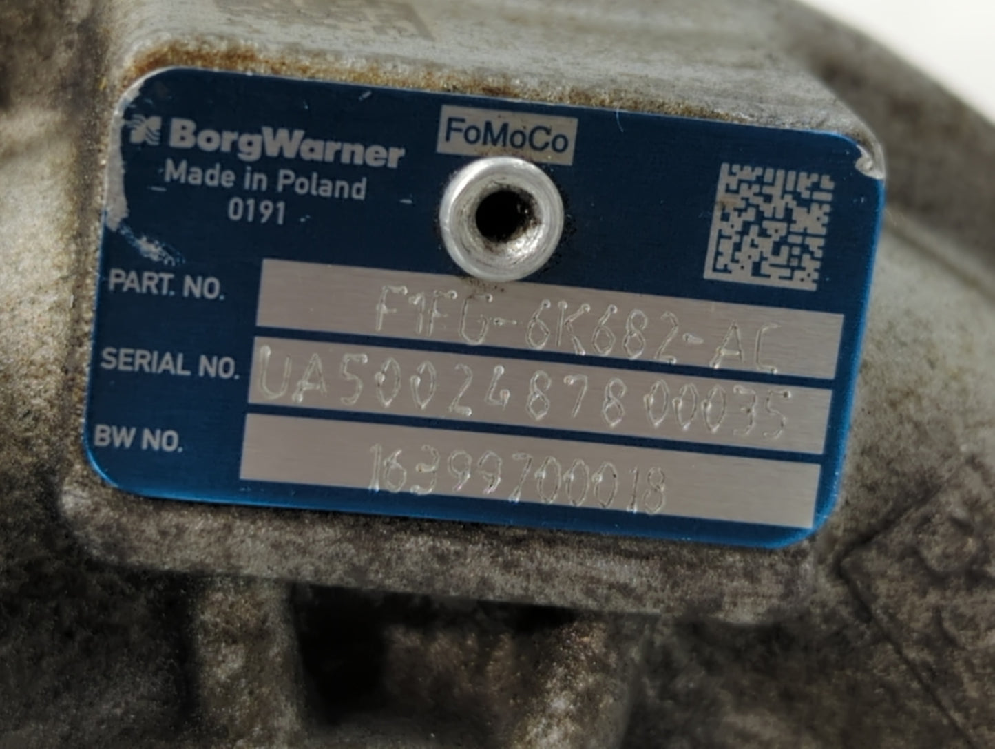 2014 Ford Fusion Turbocharger Turbo Charger Super Charger Supercharger - Oemusedautoparts1.com