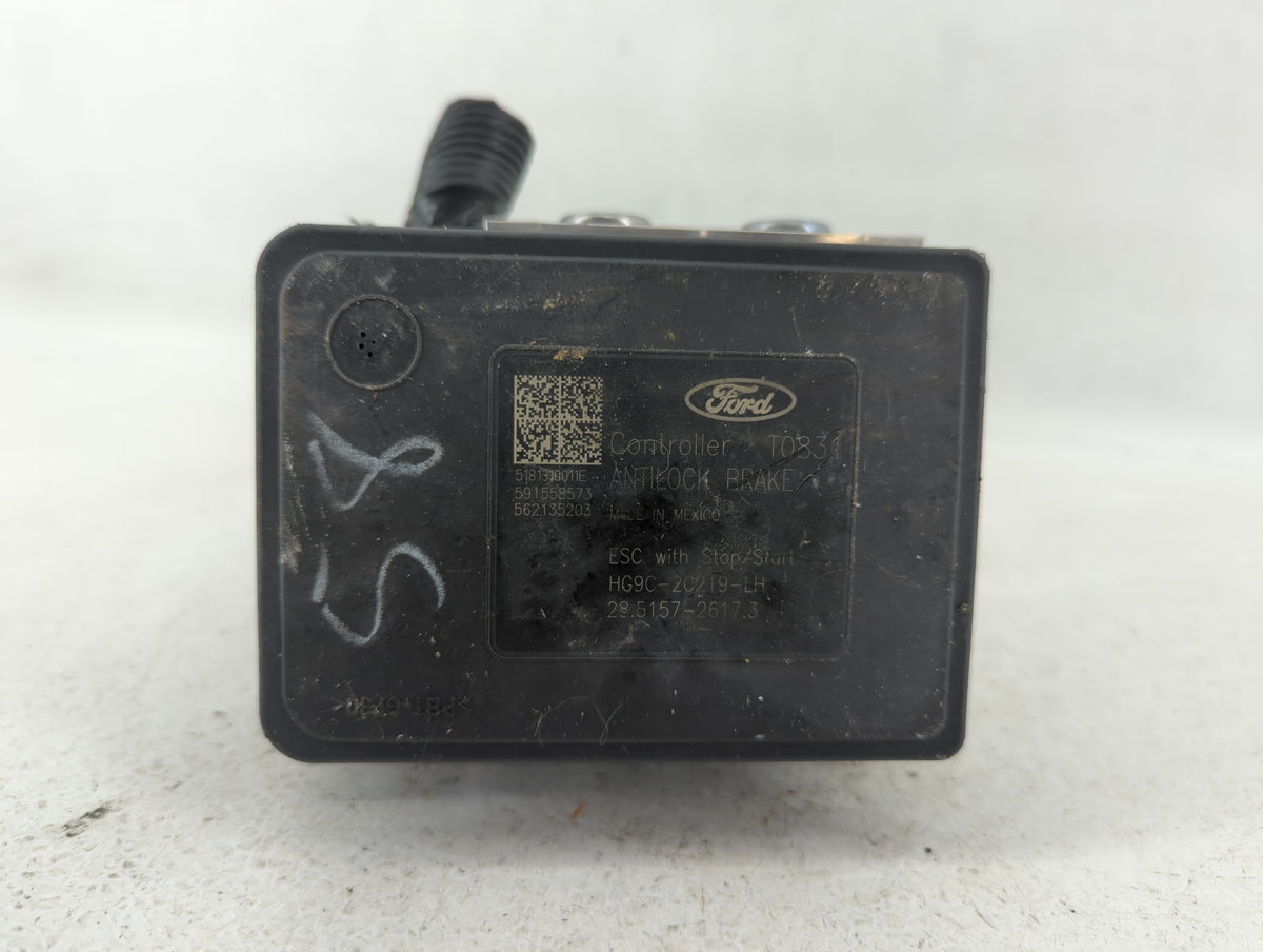 2017-2018 Ford Fusion Anti-Lock Brake ABS Pump Module Actuator OEM P/N:HG9C-2B373-BH Fits Fits 2017 2018 OEM Used Auto Parts