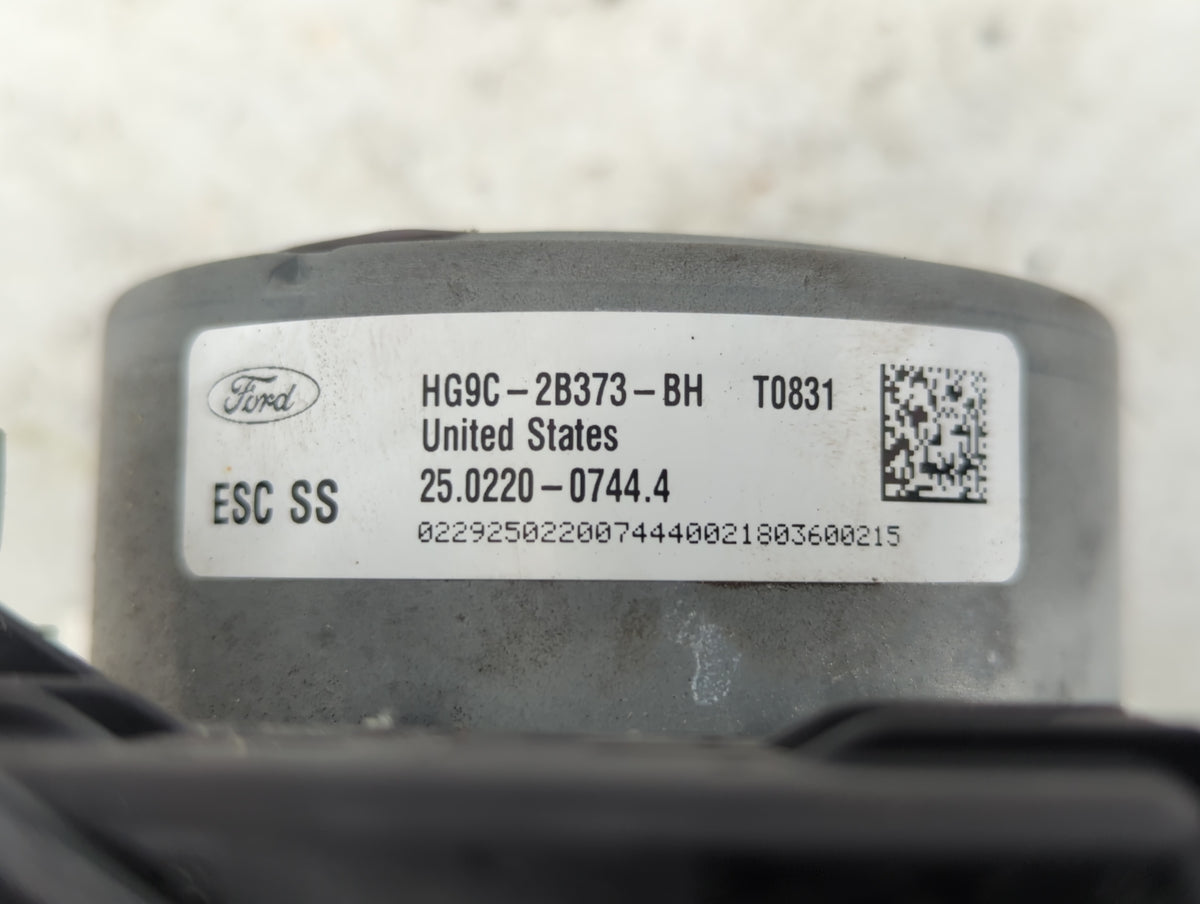2017-2018 Ford Fusion Anti-Lock Brake ABS Pump Module Actuator OEM P/N:HG9C-2B373-BH Fits Fits 2017 2018 OEM Used Auto Parts