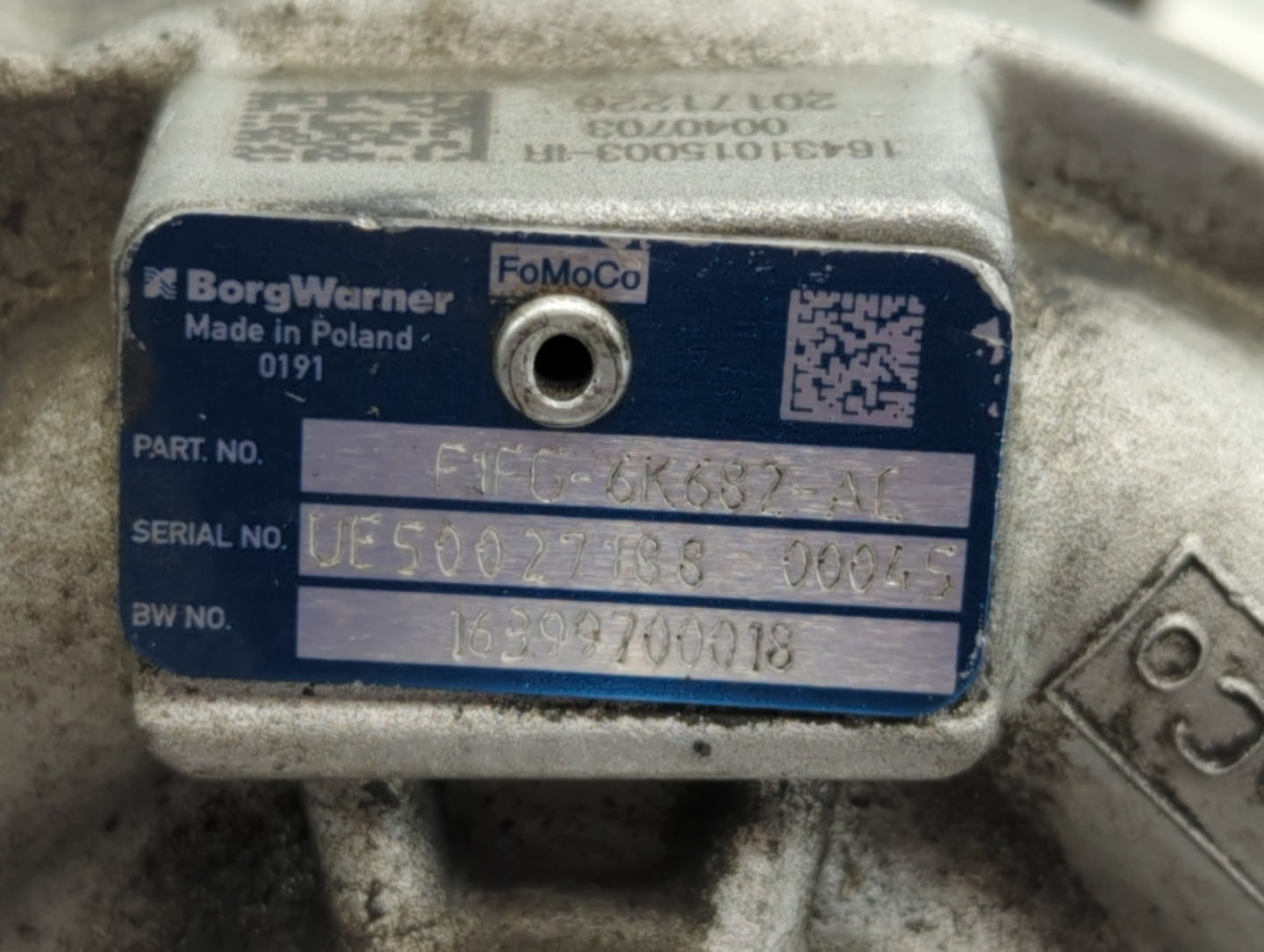 2014 Ford Fusion Turbocharger Turbo Charger Super Charger Supercharger - Oemusedautoparts1.com