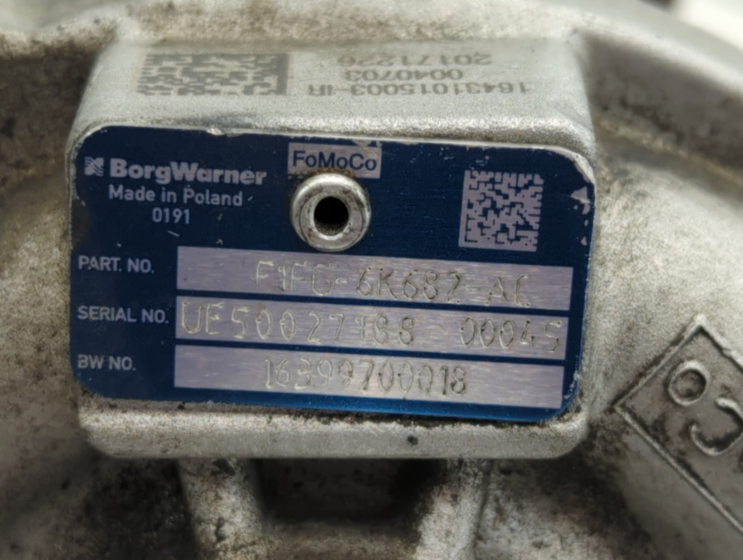 2014 Ford Fusion Turbocharger Turbo Charger Super Charger Supercharger - Oemusedautoparts1.com