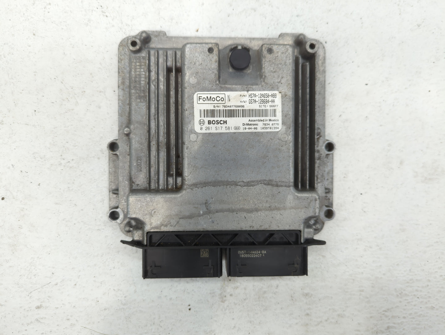 2017-2019 Ford Fusion PCM Engine Control Computer ECU ECM PCU OEM P/N:HS7A-12A650-ABB Fits Fits 2017 2018 2019 OEM Used Auto