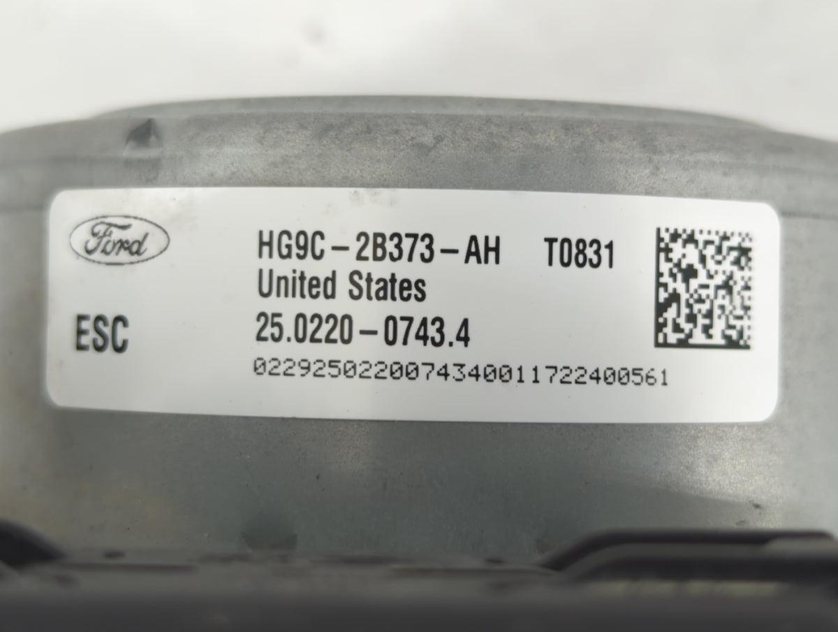 2017-2018 Ford Fusion Anti-Lock Brake ABS Pump Module Actuator OEM P/N:HG9C-2B373-AH Fits Fits 2017 2018 OEM Used Auto Parts