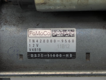 2013-2020 Ford Fusion Car Starter Motor Solenoid OEM P/N:DS7T-11000-HB Fits Fits 2013 2014 2015 2016 2017 2018 2019 2020 OEM Used Auto Parts