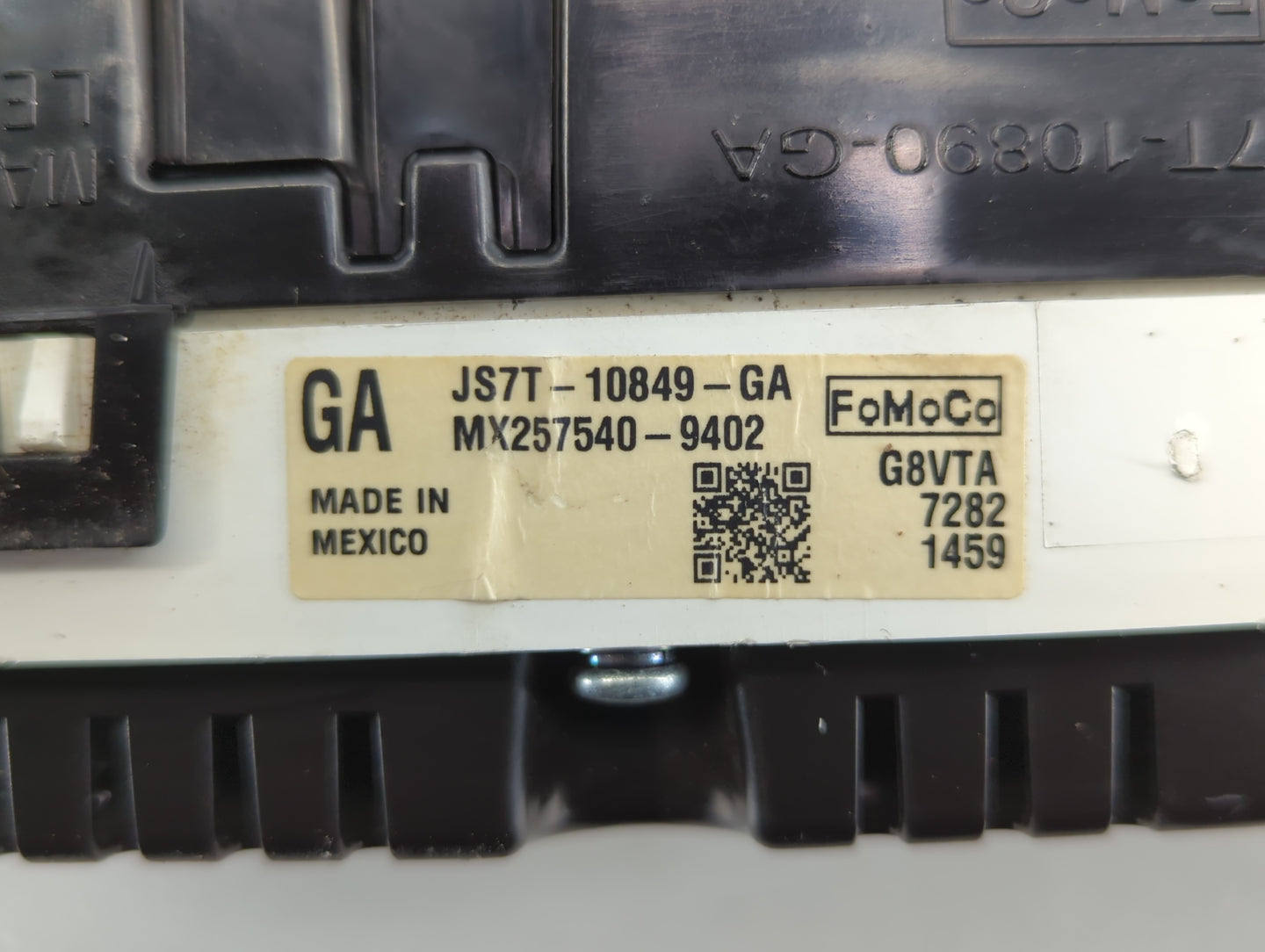2018 Ford Fusion Instrument Cluster Speedometer Gauges P/N:JS7T-10849-GA Fits OEM Used Auto Parts - Oemusedautoparts1.com