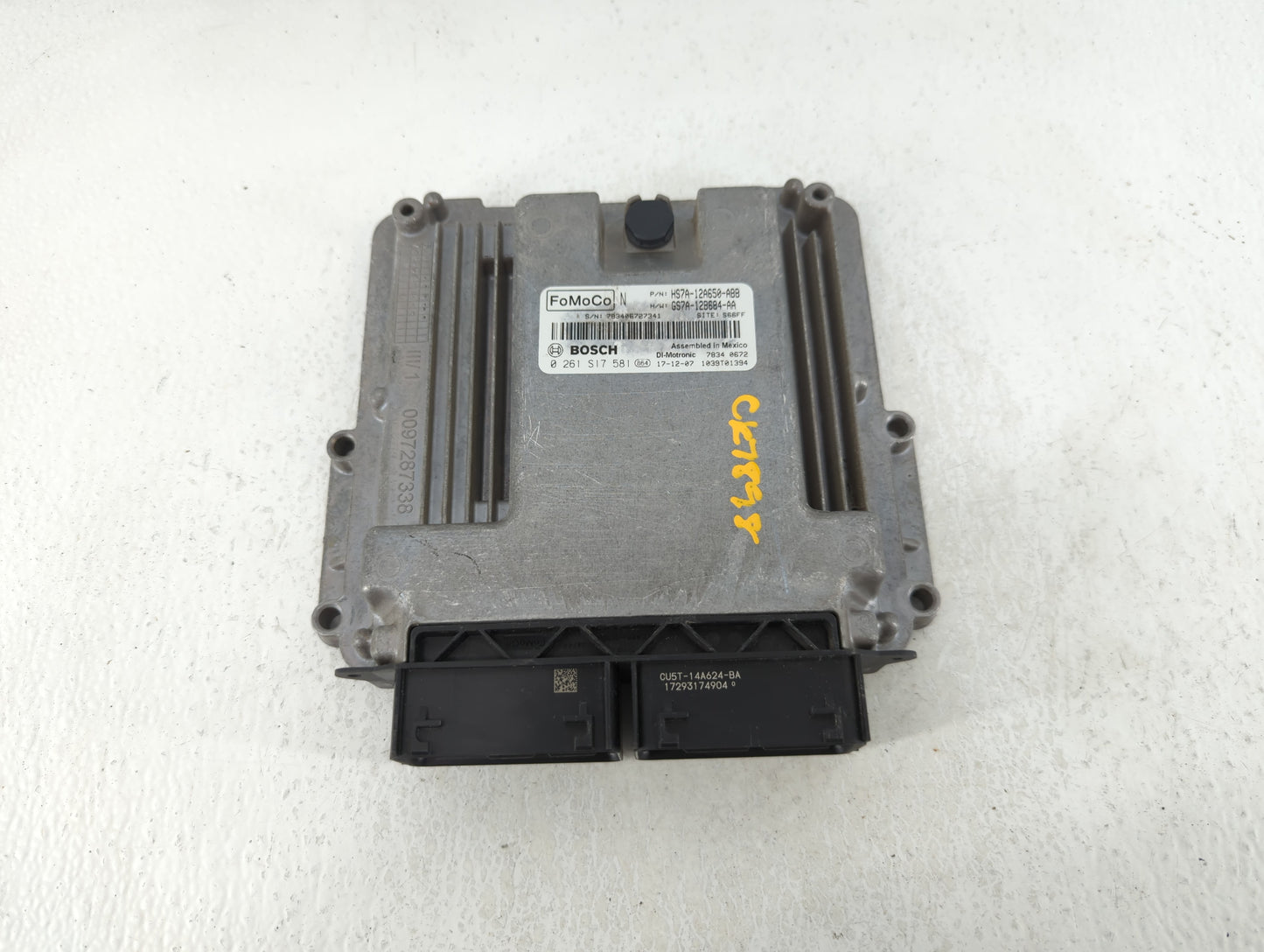 2017-2019 Ford Fusion PCM Engine Control Computer ECU ECM PCU OEM P/N:HS7A-12A650-ABB Fits Fits 2017 2018 2019 OEM Used Auto