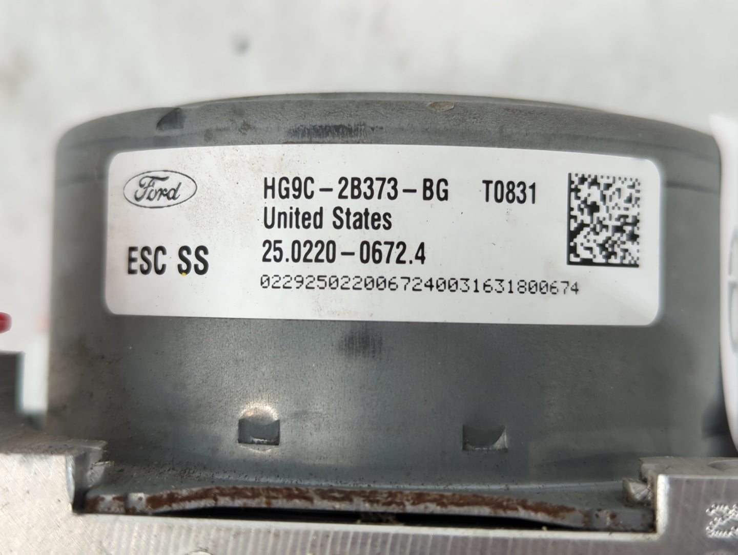 2017-2018 Ford Fusion ABS Pump Control Module Replacement P/N:HG9C-2B373-BG Fits Fits 2017 2018 OEM Used Auto Parts - Oemuse