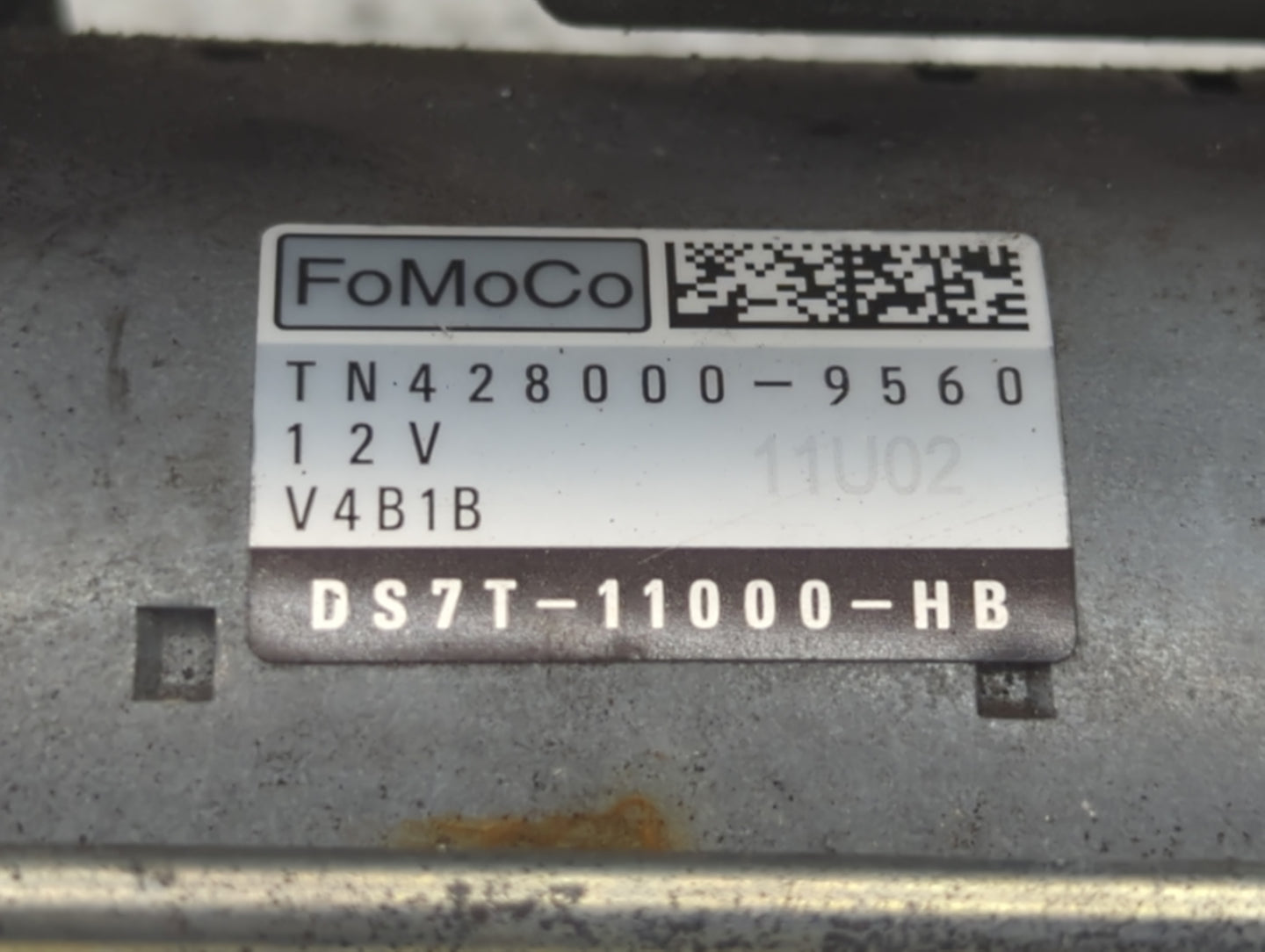 2013-2020 Ford Fusion Car Starter Motor Solenoid OEM P/N:TN428000-9560 DS7T-11000-HB Fits OEM Used Auto Parts - Oemusedautop