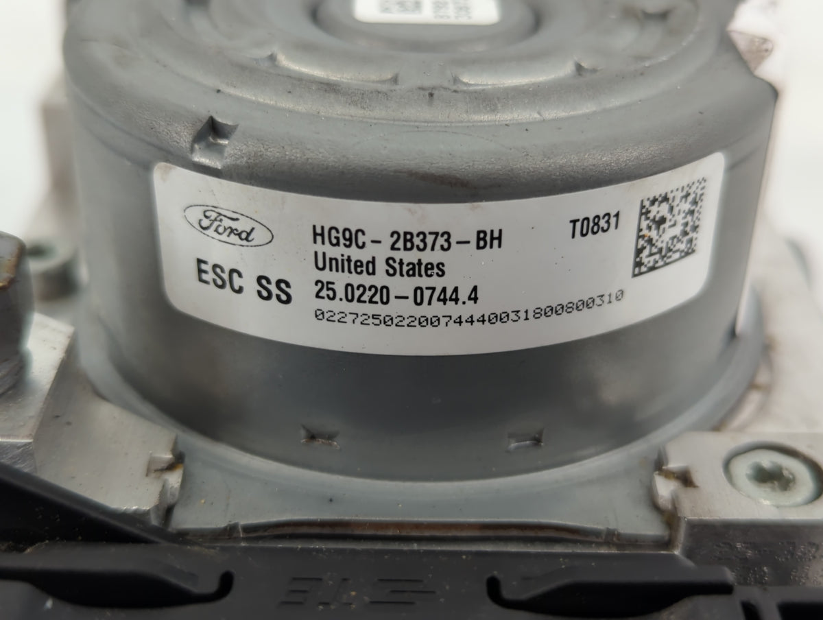 2017-2018 Ford Fusion Anti-Lock Brake ABS Pump Module Actuator OEM P/N:HG9C-2B373-BH Fits Fits 2017 2018 OEM Used Auto Parts