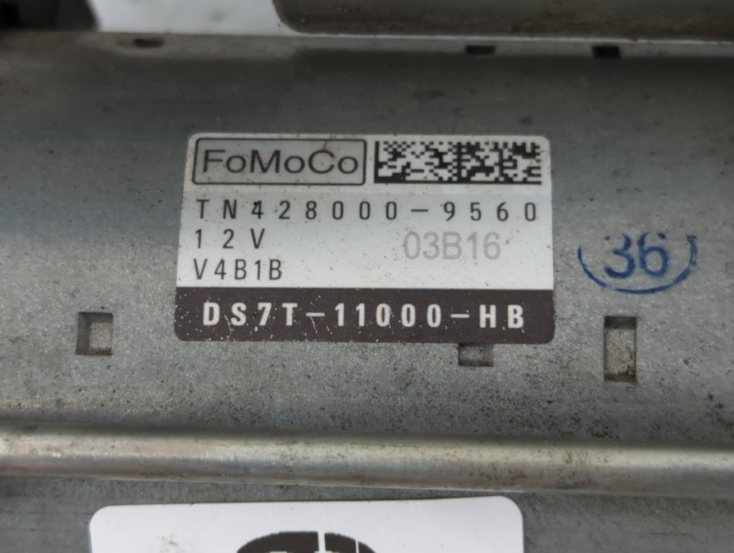 2013-2020 Ford Fusion Car Starter Motor Solenoid OEM P/N:DS7T-11000-HB TN428000-9560 Fits OEM Used Auto Parts - Oemusedautop