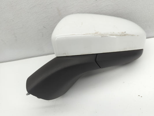 2018-2018 Ford Fusion Driver Left Side View Manual Door Mirror White - Oemusedautoparts1.com