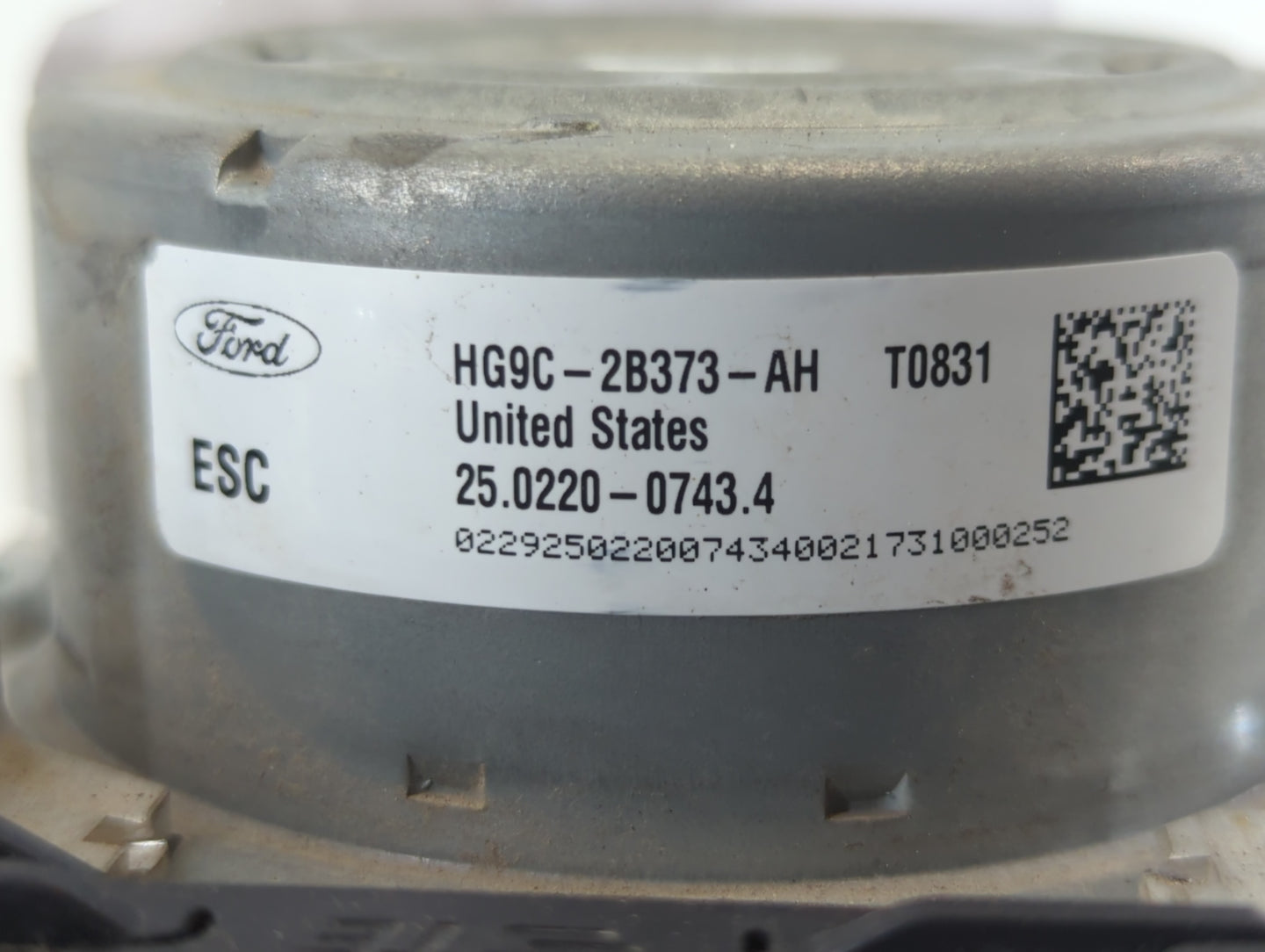 2017-2018 Ford Fusion ABS Pump Control Module Replacement P/N:HG9C-2B373-AH Fits Fits 2017 2018 OEM Used Auto Parts - Oemuse
