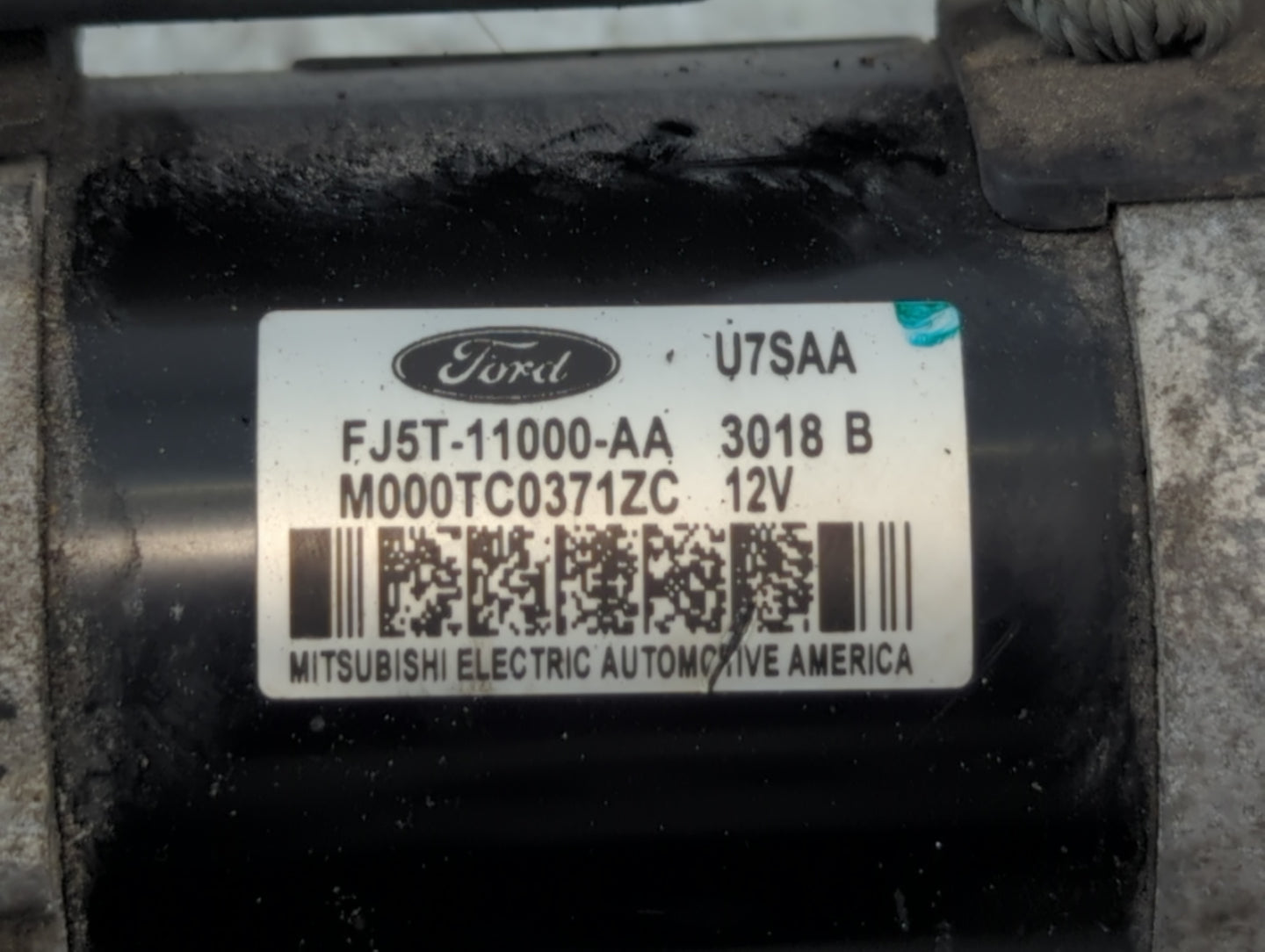 2013-2020 Ford Fusion Car Starter Motor Solenoid OEM P/N:M000TC0371ZC FJ5T-11000-AA Fits OEM Used Auto Parts - Oemusedautopa
