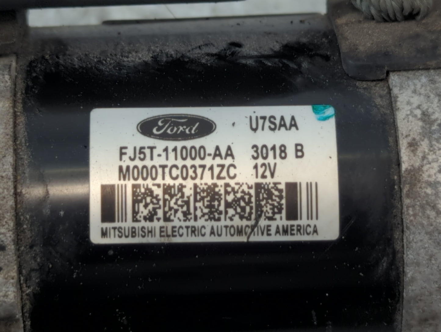 2013-2020 Ford Fusion Car Starter Motor Solenoid OEM P/N:M000TC0371ZC FJ5T-11000-AA Fits OEM Used Auto Parts - Oemusedautopa