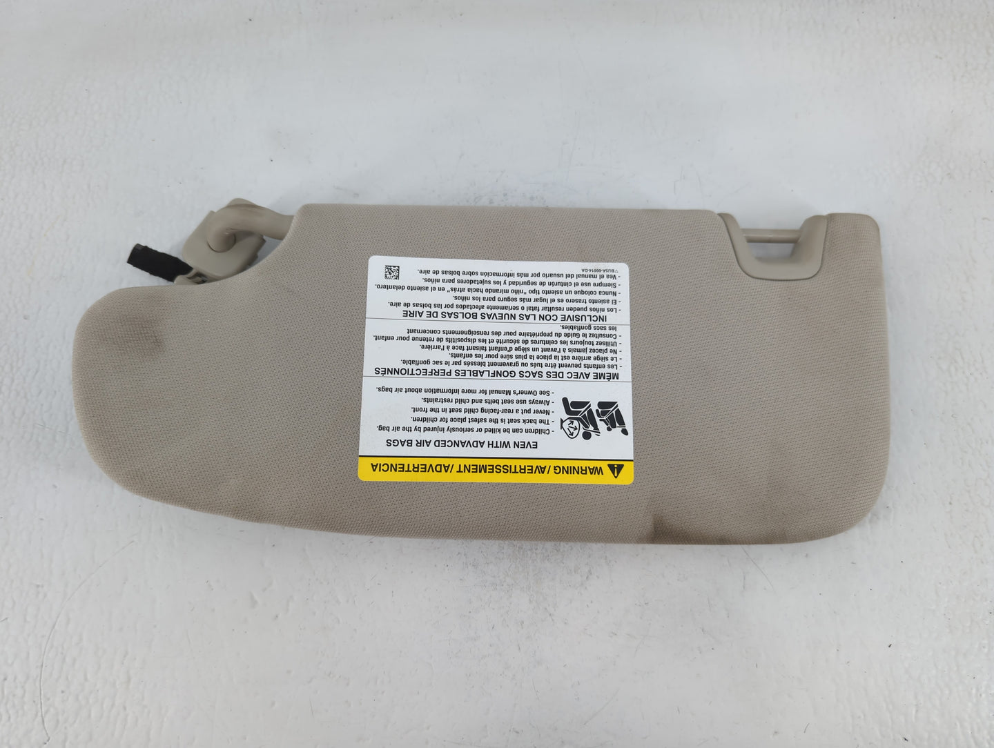 2017-2020 Ford Fusion Sun Visor Shade Replacement Passenger Right Mirror Fits Fits 2017 2018 2019 2020 OEM Used Auto Parts -