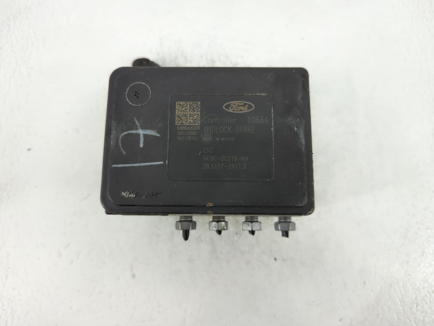 2017-2018 Ford Fusion ABS Pump Control Module Replacement P/N:T0831 HG9C-2B373-AH Fits Fits 2017 2018 OEM Used Auto Parts - 
