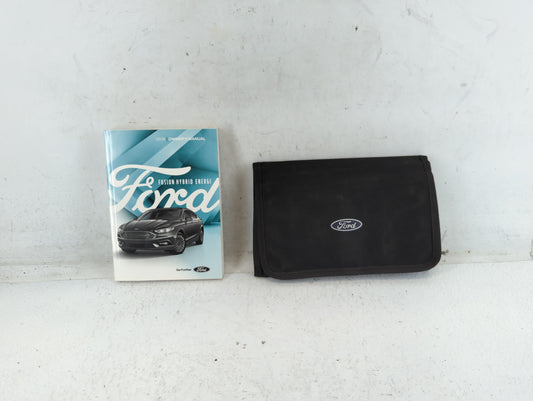 2018 Ford Fusion Owners Manual Book Guide P/N:JE5J 19A321 HB OEM Used Auto Parts - Oemusedautoparts1.com
